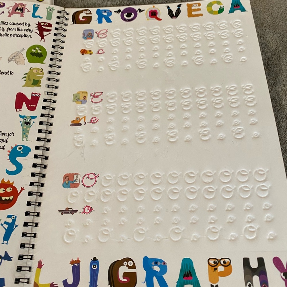 Children’s handwriting books, never used